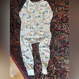 Kids Tractor Print Pajamas